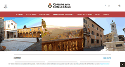 Desktop Screenshot of comune.chiusi.si.it